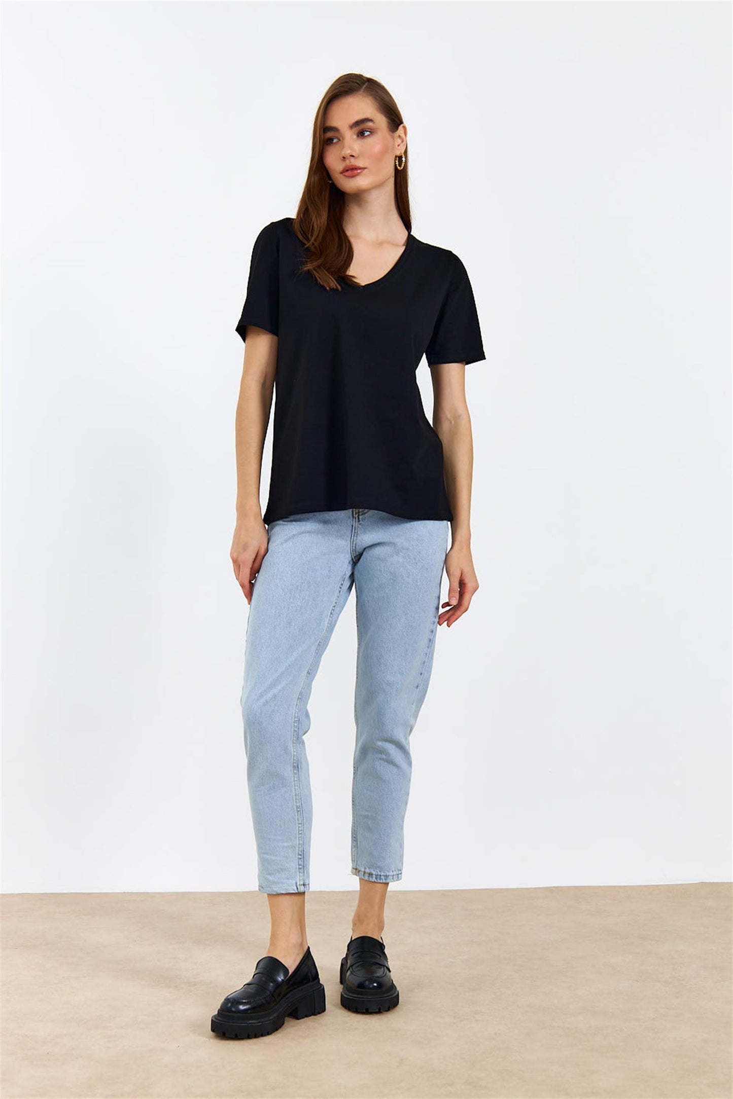 T-Shirt μαύρο