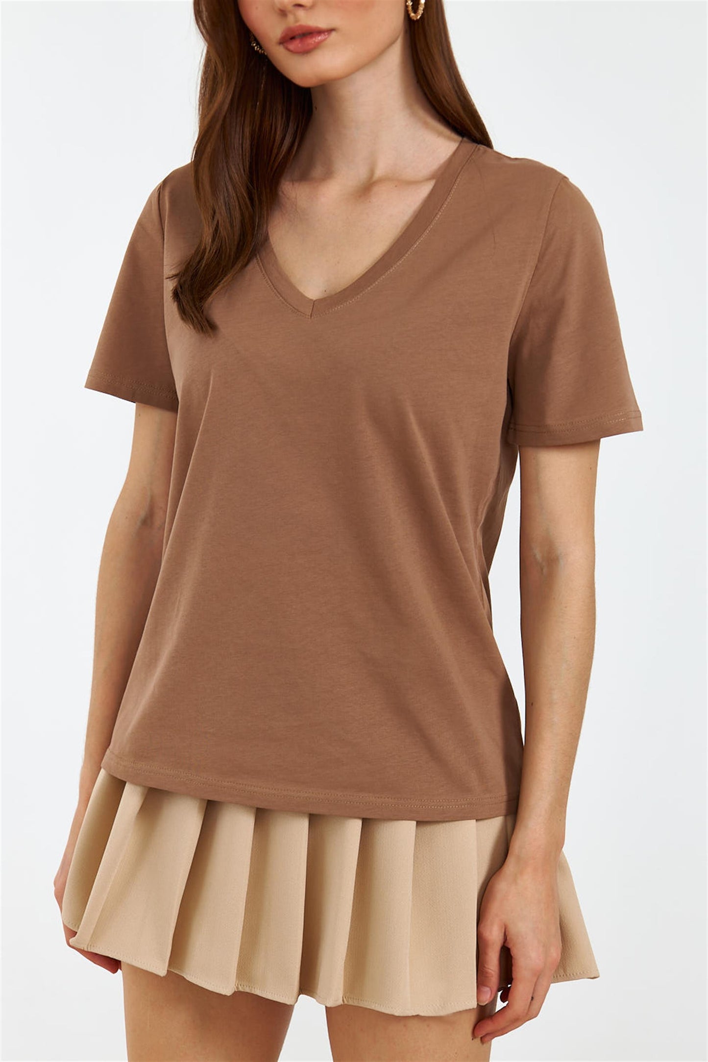 T-Shirt καφέ