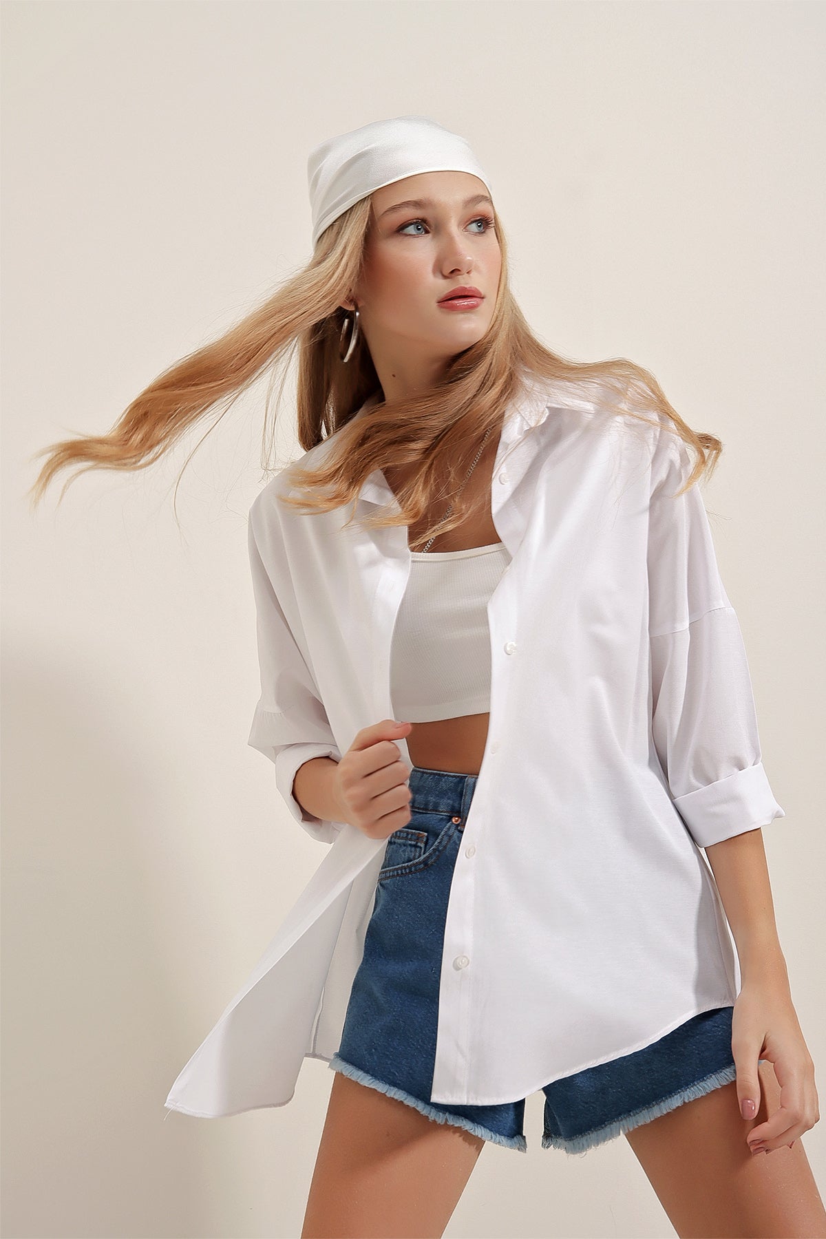 Πουκάμισο άσπρο oversized