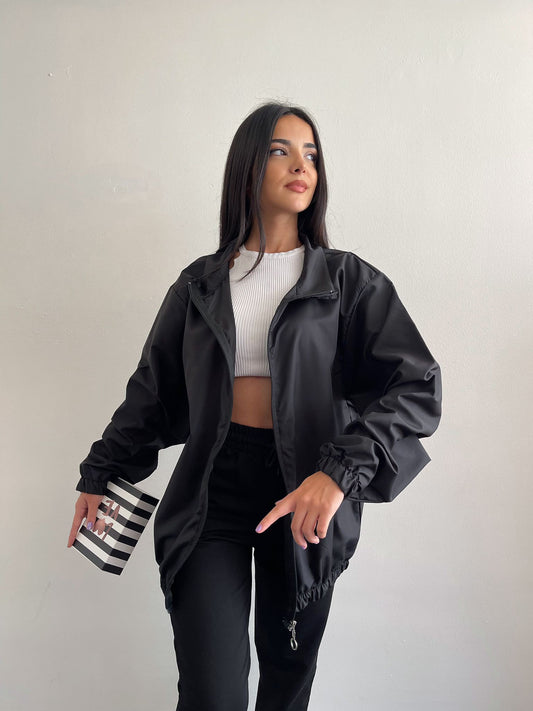 Jacket αντιανεμικό μαύρο