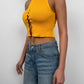 Crop top πορτοκαλί