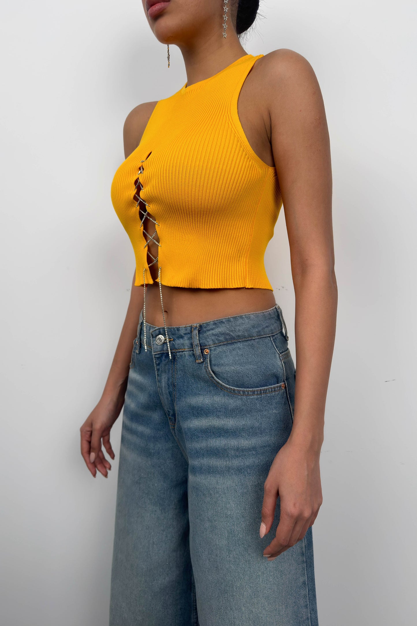 Crop top πορτοκαλί