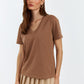 T-Shirt καφέ
