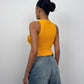 Crop top πορτοκαλί