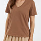 T-Shirt καφέ