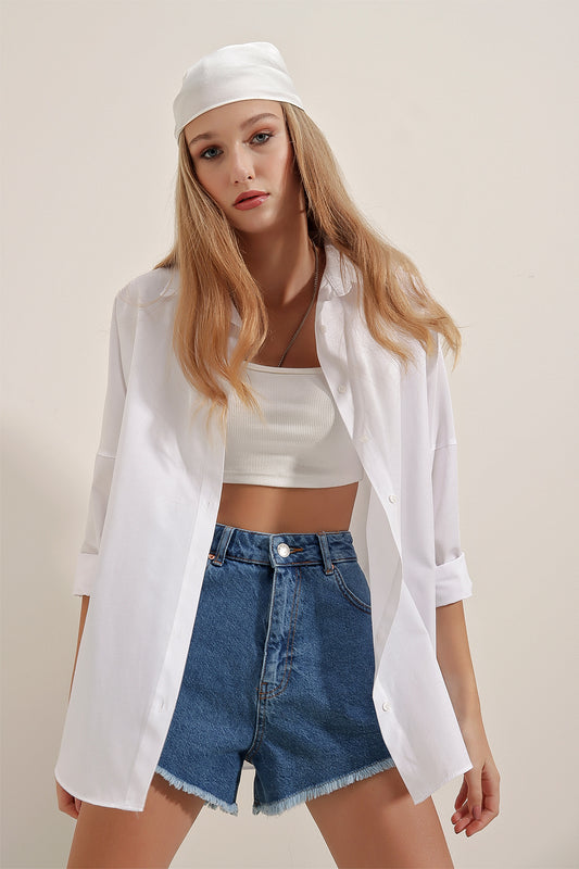 Πουκάμισο άσπρο oversized